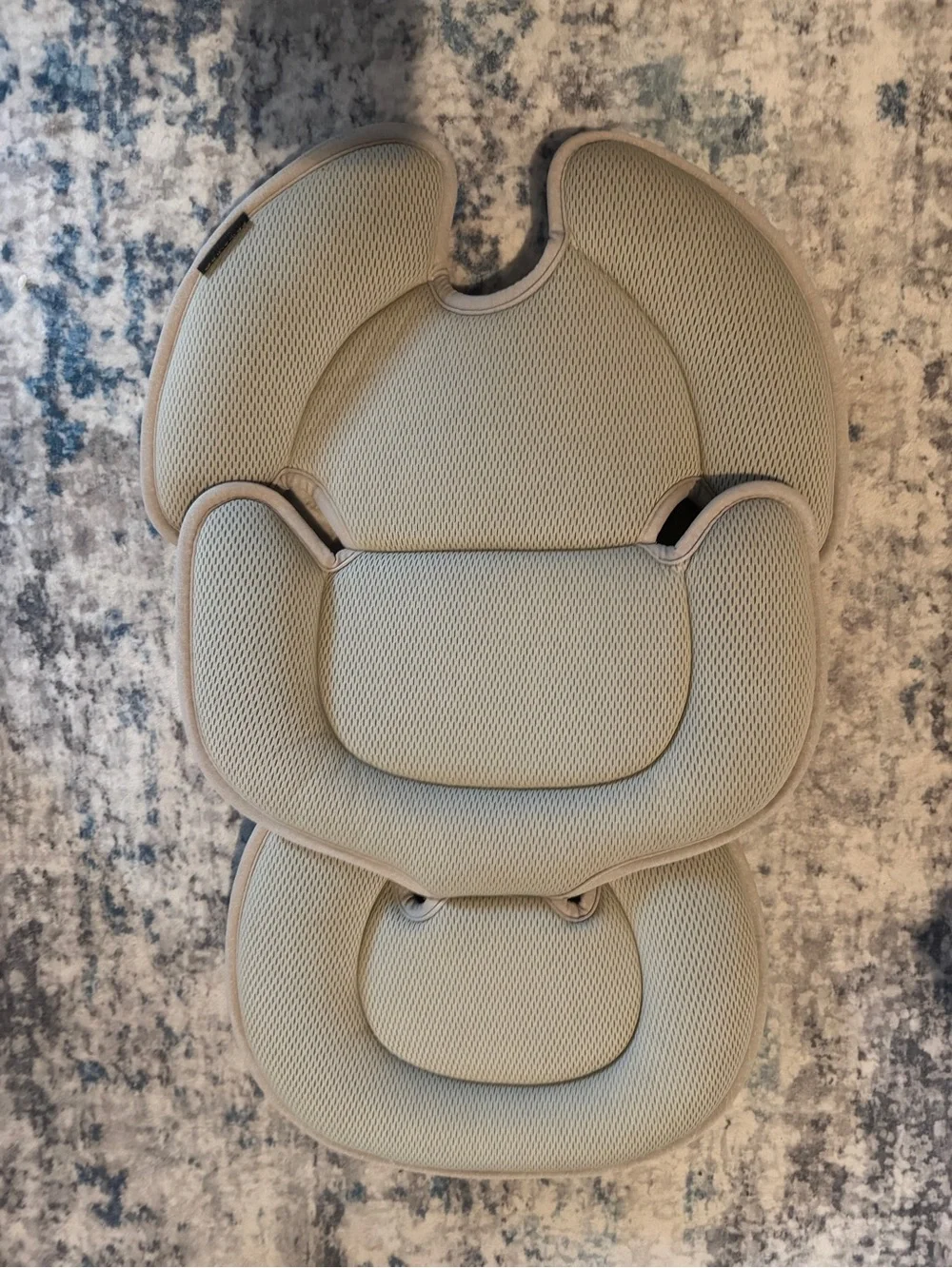Infant Car Seat Liner - Breathable Beige Mesh